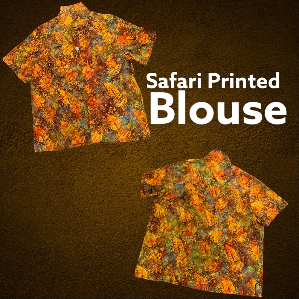 Safari Patterned Blouse